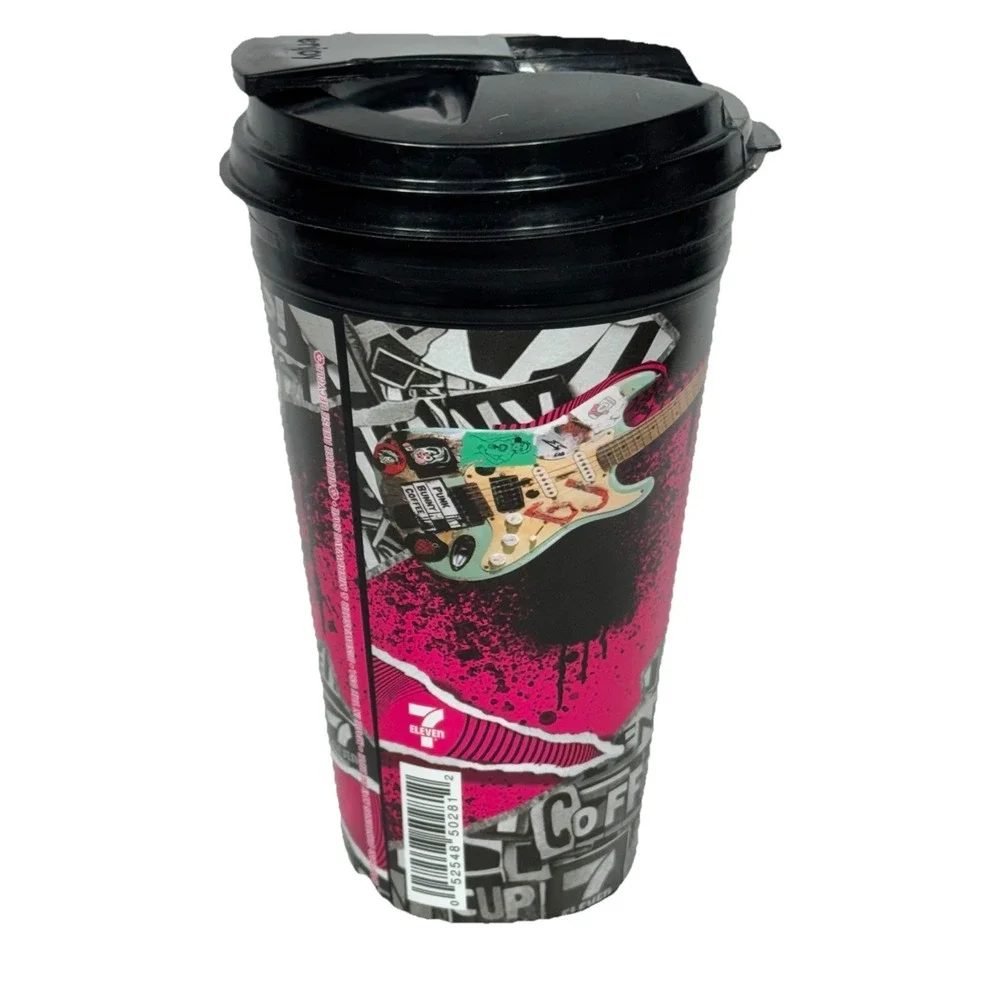 Green Day Punk Bunny Coffee Tumbler Cup 7-Eleven Exclusive Sealed 7-11‎